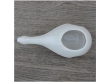 Ceramic Neti Pot without Handle for Sinus Control White Color