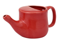 Ceramic Neti Pot  Red  250 Ml. 