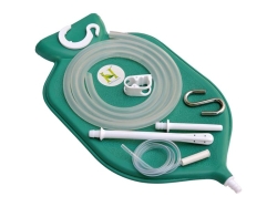 Complete Enema Bag Kit Green Color 